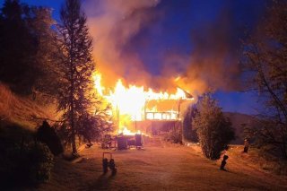 Un incendie a ravagé un chalet la nuit dernière aux Mayens de Chamoson